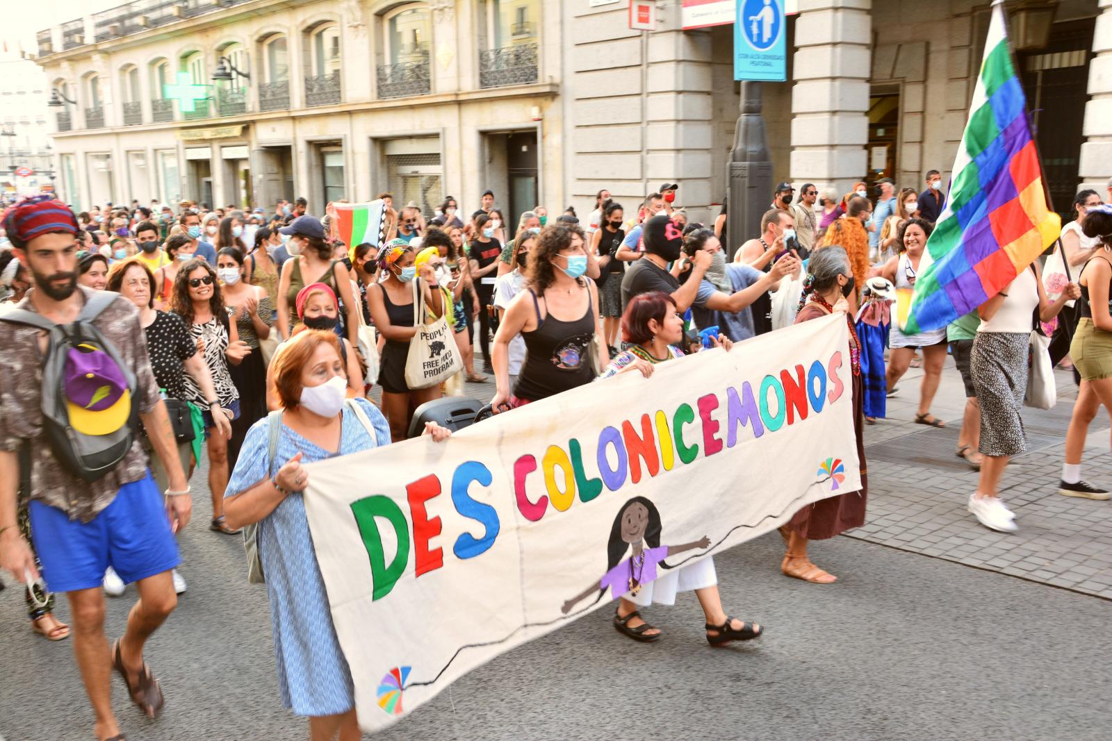Faixa dos zapatistas dizem defender todos os oprimidos