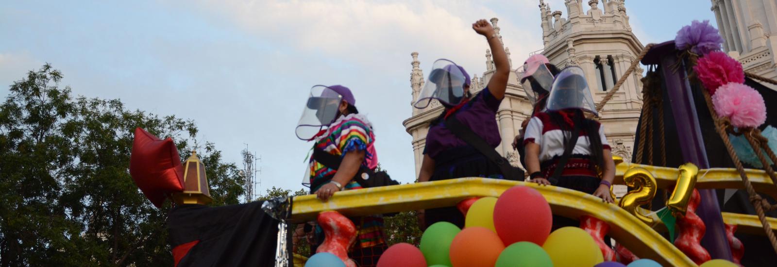 Zapatistas a marchar por Madrid, Espanha