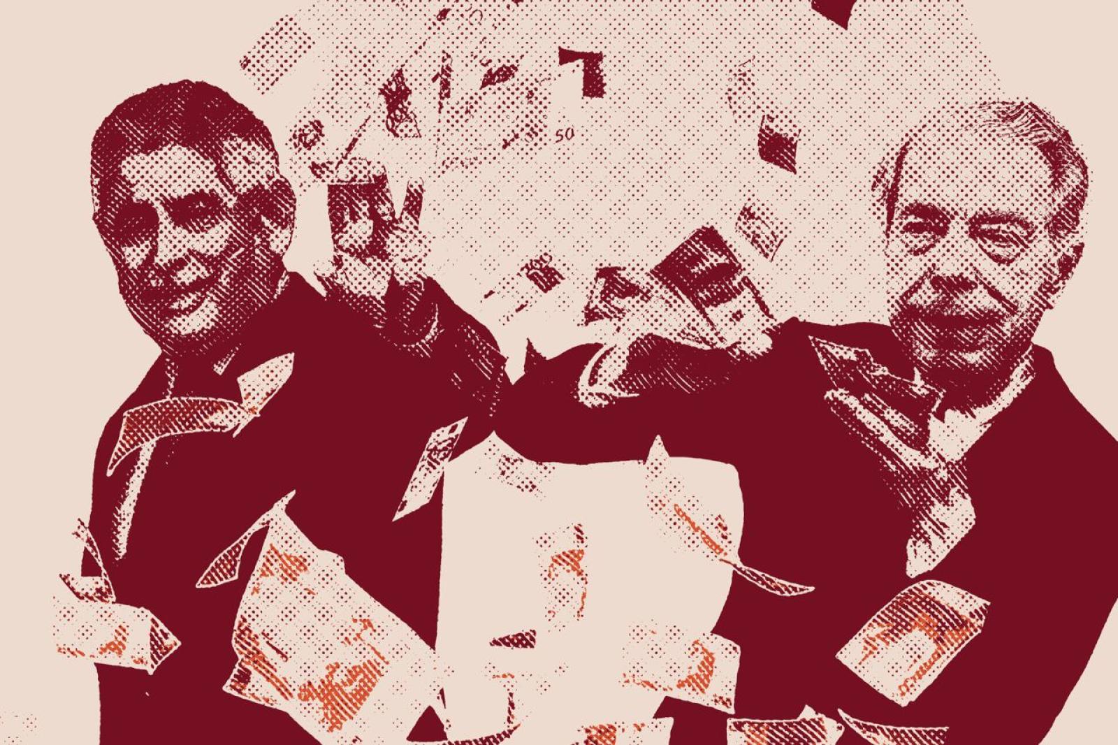 Ricardo Salgado e Luís Filipe Vieira. 