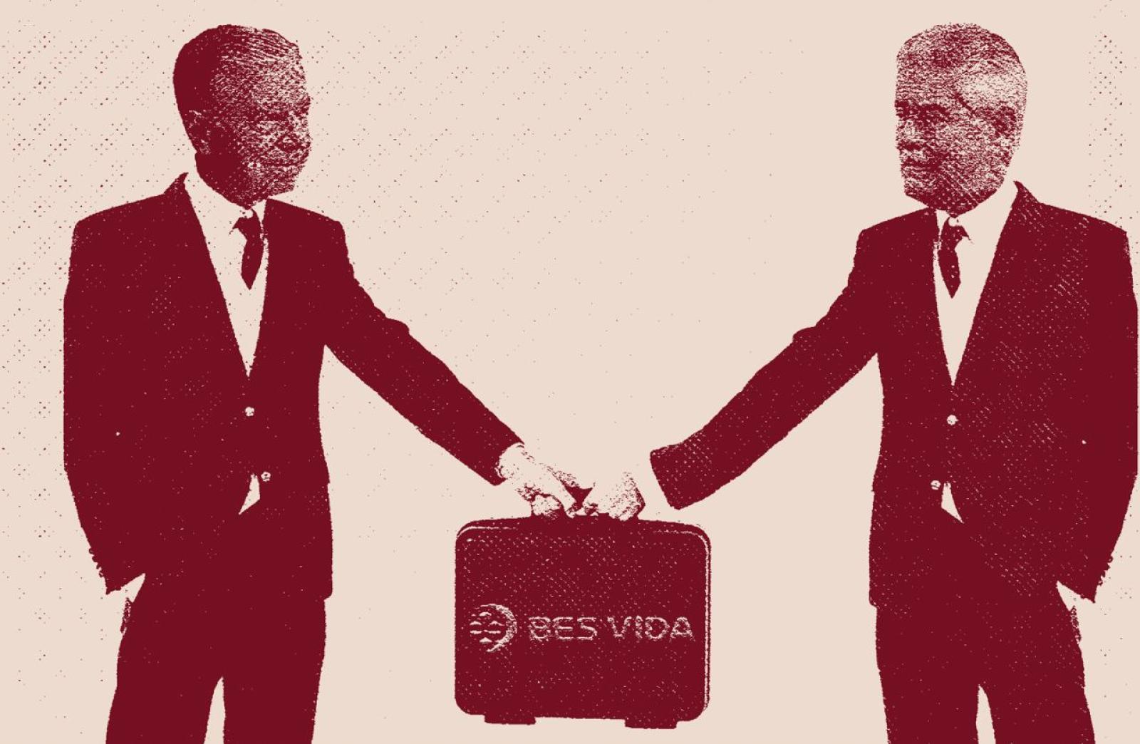 Luís Filipe Vieira e Ricardo Salgado.