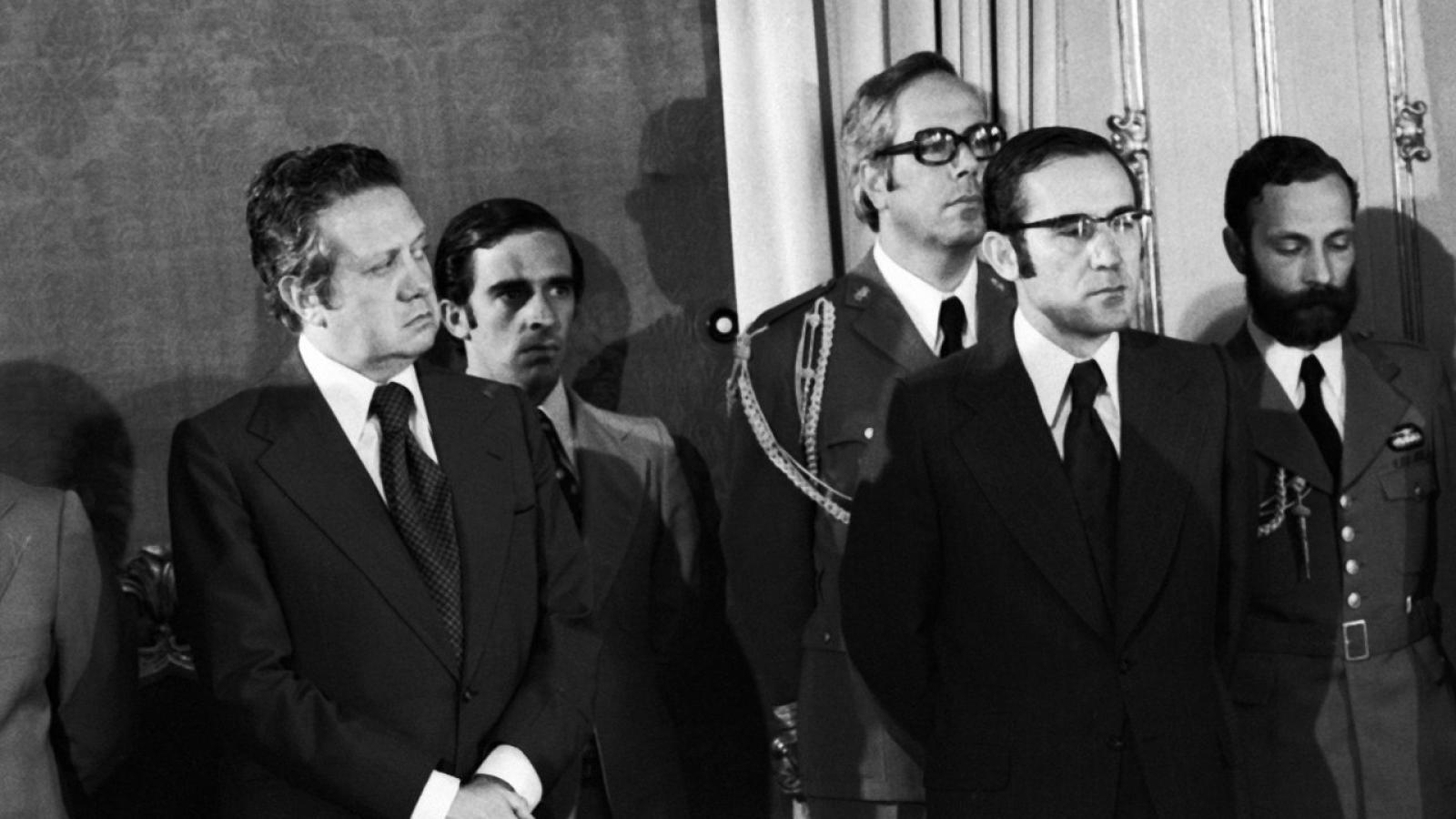 Ramalho Eanes com Mário Soares