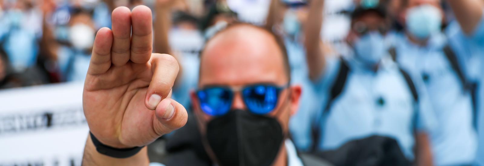 Manifestação de polícias junho 2021| Lusa