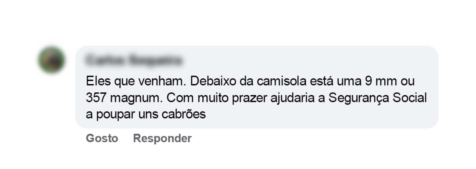 eles que venham