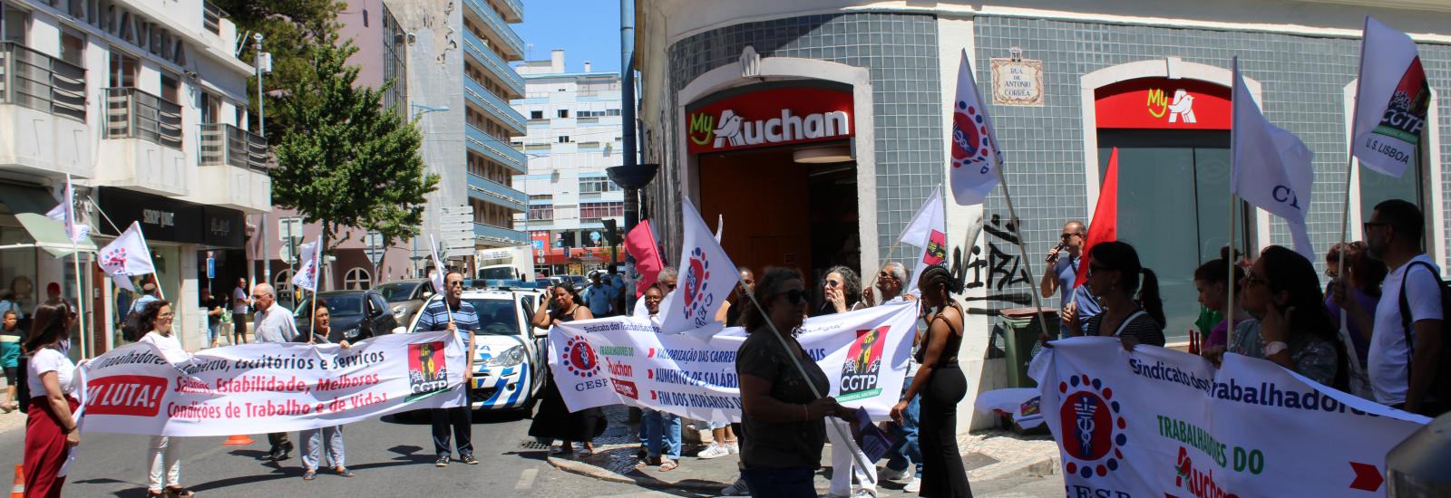 Protesto Auchan