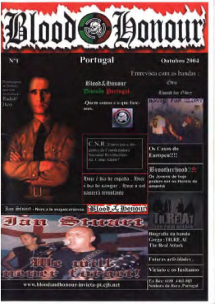 Revista nº1 da Blood & Honour Portugal, de 2001