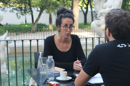 Ana Rita Alves a ser entrevistada por João Mineiro