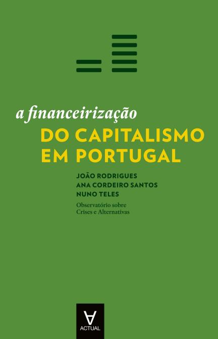 Capa do livro a Financeirização do capitalismo em Portugal