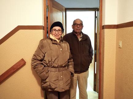 Dona Fátima e senhor Catarino