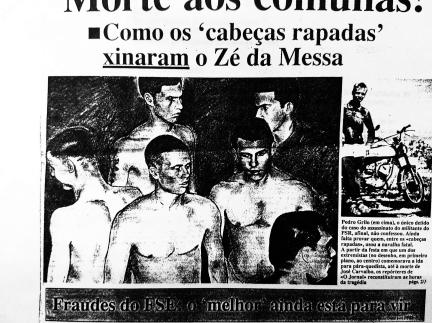 Skinheads assassinam à facada
