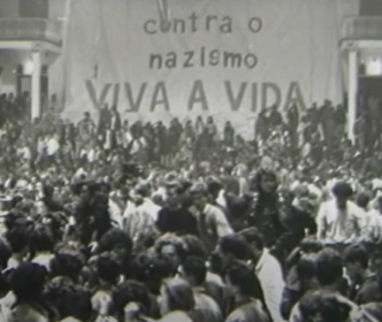 Imagem do concerto "Viva a vida!", retirada do documentário José Carvalho, da Associação Política Socialista Revolucionária