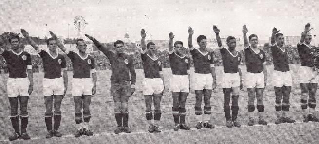 benfica saudaçao nazi 1938