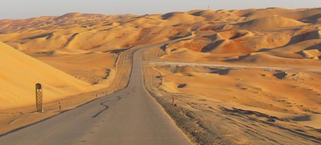 estrada deserto iemen