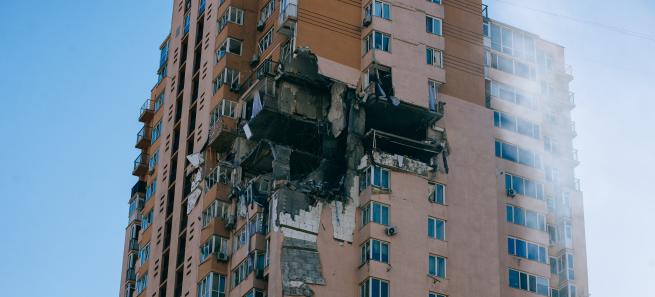 edificio bombardeado